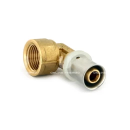 Угольник (угол) 90° с внутренней резьбой Uni-fitt 704G8400 26х1", пресс-фитинг Угольник (угол) 90° с внутренней резьбой Uni-fitt 704G8400 26х1", пресс-фитинг