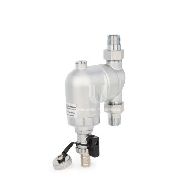 Cетчатый промывной поворотный фильтр Varmega VMSF03-C25042, 1/2" с разъемным соединением, хромированный - гарантия до 5 лет фото 2 Cетчатый промывной поворотный фильтр Varmega VMSF03-C25042, 1/2" с разъемным соединением, хромированный фото 2