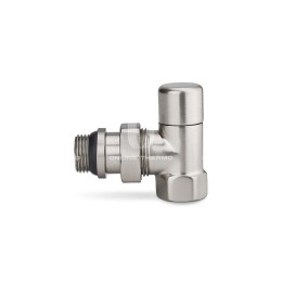 Запорный радиаторный клапан Varmega VMDV03-510404, 1/2" ВР-НР, угловой, матовый никель Запорный радиаторный клапан Varmega VMDV03-510404, 1/2" ВР-НР, угловой, матовый никель