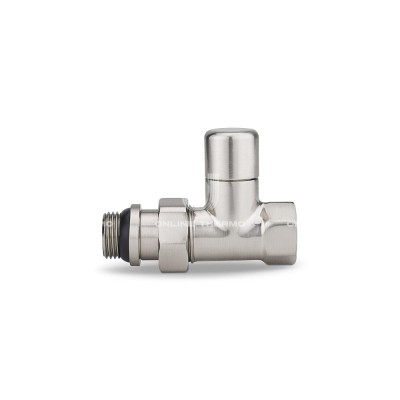 Радиаторный клапан ручной регулировки Varmega VMDV02-510404, 1/2" ВР-НР, прямой, матовый никель Радиаторный клапан ручной регулировки Varmega VMDV02-510404, 1/2" ВР-НР, прямой, матовый никель