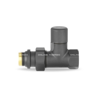 Радиаторный клапан ручной регулировки Varmega VMDV02-210404, 1/2" ВР-НР, прямой, черный Радиаторный клапан ручной регулировки Varmega VMDV02-210404, 1/2" ВР-НР, прямой, черный