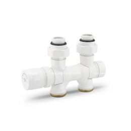 Узел нижнего подключения Varmega VMDV25-100415, 1/2"х3/4"EK, универсальный, белый Узел нижнего подключения Varmega VMDV25-100415, 1/2"х3/4"EK, универсальный, белый