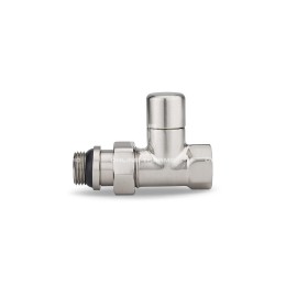 Запорный радиаторный клапан Varmega VMDV04-510404, 1/2" ВР-НР, прямой, матовый никель Запорный радиаторный клапан Varmega VMDV04-510404, 1/2" ВР-НР, прямой, матовый никель