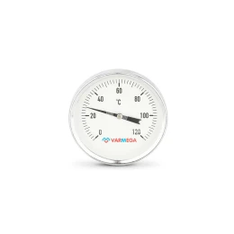 Термометр биметаллический с погружной гильзой Varmega VMMT01-107504, диаметр 100 мм, длина гильзы 75 мм