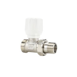 Радиаторный клапан (вентиль) ручной регулировки Varmega VMRV02-N00415, 1/2" x 3/4"EK НР, прямой