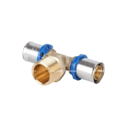 Тройник с наружной резьбой APE ARL2004202, 20х3/4"х20, пресс-фитинг