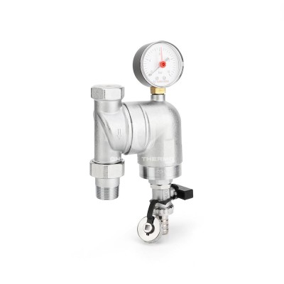 Фильтр промывной Varmega VMSF03-C25051 PN25 3/4", с разъемным соединением и ВР, поворотный - гарантия до 5 лет фото 2 Фильтр промывной Varmega VMSF03-C25051 PN25 3/4", с разъемным соединением и ВР, поворотный фото 2