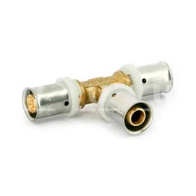 Тройник равносторонний Uni-fitt 706G9990, 32 мм, пресс-фитинг