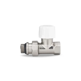 Термостатический клапан (терморегулятор) Varmega VMDV06-510404, 1/2" ВР-НР, прямой, матовый никель Термостатический клапан (терморегулятор) Varmega VMDV06-510404, 1/2" ВР-НР, прямой, матовый никель