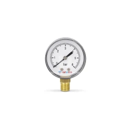Манометр радиальный Varmega VMMT10-500602, диаметр 50 мм, 6 бар, 1/4"