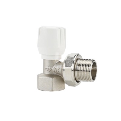 Радиаторный клапан (вентиль) ручной регулировки Varmega VMRV01-N00505, 3/4" ВР-НР, угловой
