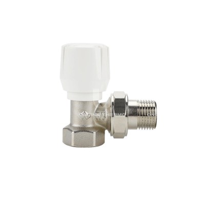 Радиаторный клапан (вентиль) ручной регулировки Varmega VMRV01-N00404, 1/2" ВР-НР, угловой
