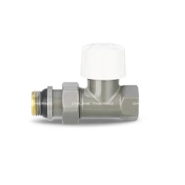 Термостатический клапан (терморегулятор) Varmega VMDV06-310404, 1/2" ВР-НР, прямой, серый Термостатический клапан (терморегулятор) Varmega VMDV06-310404, 1/2" ВР-НР, прямой, серый