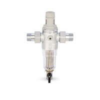 Комбинированный промывной фильтр Varmega VMPF01-C16052, 3/4" НР, для холодной воды, с редуктором давления Комбинированный промывной фильтр Varmega VMPF01-C16052, 3/4" НР, для холодной воды, с редуктором давления