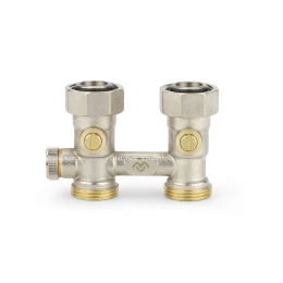 Узел нижнего подключения Varmega VMRV25-N01515, 3/4"EKх3/4"EK НР-ВР, прямой, для однотрубных систем Узел нижнего подключения Varmega VMRV25-N01515, 3/4"EKх3/4"EK НР-ВР, прямой, для однотрубных систем