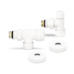Комплект термостатический с запорным клапаном Varmega №3 VMDV12-110415, 1/2" x 3/4"EK ВР-НР, осевой, белый Комплект термостатический с запорным клапаном Varmega №3 VMDV12-110415, 1/2" x 3/4"EK ВР-НР, осевой, белый