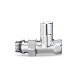 Запорный радиаторный клапан Varmega VMDV04-410404, 1/2" ВР-НР, прямой, хромированный Запорный радиаторный клапан Varmega VMDV04-410404, 1/2" ВР-НР, прямой, хромированный