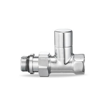 Запорный радиаторный клапан Varmega VMDV04-410404, 1/2" ВР-НР, прямой, хромированный Запорный радиаторный клапан Varmega VMDV04-410404, 1/2" ВР-НР, прямой, хромированный