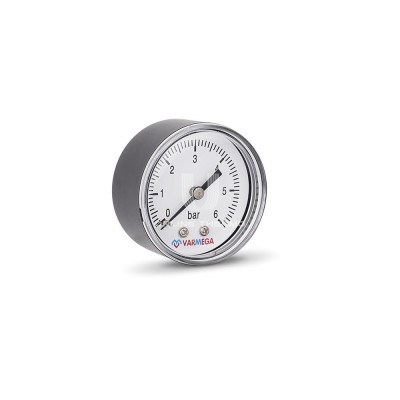 Манометр аксиальный Varmega VMMT08-500602, диаметр 50 мм, 6 бар, 1/4" фото 2