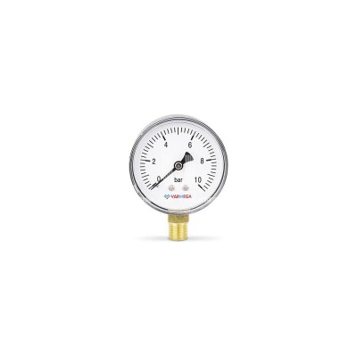 Купить Манометр радиальный Varmega VMMT10-631002, диаметр 63 мм, 10 бар, 1/4" в магазине Mirkotlov.by (Мир Котлов) - отличное качество. Купить Манометр радиальный Varmega VMMT10-631002, диаметр 63 мм, 10 бар, 1/4"