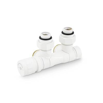 Узел нижнего подключения Varmega VMDV25-100415, 1/2"х3/4"EK, универсальный, белый Узел нижнего подключения Varmega VMDV25-100415, 1/2"х3/4"EK, универсальный, белый