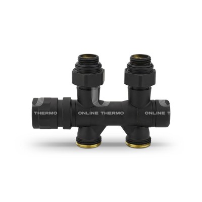Узел нижнего подключения Varmega VMDV25-200415, 1/2"х3/4"EK, универсальный, черный Узел нижнего подключения Varmega VMDV25-200415, 1/2"х3/4"EK, универсальный, черный