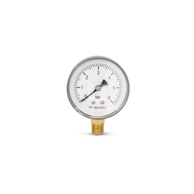 Купить Манометр радиальный Varmega VMMT10-630602, диаметр 63 мм, 6 бар, 1/4" 