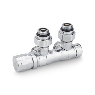 Узел нижнего подключения Varmega VMDV25-400415, 1/2"х3/4"EK, универсальный, хром Узел нижнего подключения Varmega VMDV25-400415, 1/2"х3/4"EK, универсальный, хром