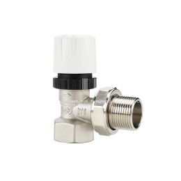 Термостатический клапан (терморегулятор) Varmega VMRV05-N00505, 3/4" ВР-НР, угловой, без преднастройки