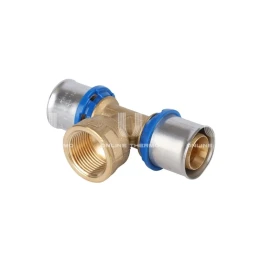 Тройник с внутренней резьбой APE ARL2104303, 26х3/4"х26, пресс-фитинг