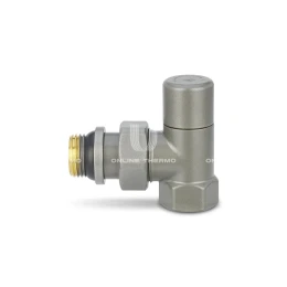 Радиаторный клапан ручной регулировки Varmega VMDV01-310404, 1/2" ВР-НР, угловой, серый Радиаторный клапан ручной регулировки Varmega VMDV01-310404, 1/2" ВР-НР, угловой, серый