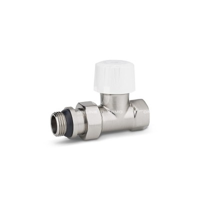 Термостатический клапан (терморегулятор) Varmega VMDV06-510404, 1/2" ВР-НР, прямой, матовый никель Термостатический клапан (терморегулятор) Varmega VMDV06-510404, 1/2" ВР-НР, прямой, матовый никель
