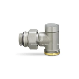 Узел нижнего подключения одинарный Varmega VMDV22-300415, 1/2"×3/4"EK НР, угловой, серый Узел нижнего подключения одинарный Varmega VMDV22-300415, 1/2"×3/4"EK НР, угловой, серый
