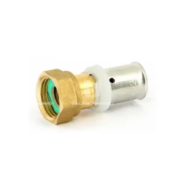 Муфта переходная (переходник) с накидной гайкой Uni-fitt 714G8400 26х1", пресс-фитинг, плоское соединение Муфта переходная (переходник) с накидной гайкой Uni-fitt 714G8400 26х1", пресс-фитинг, плоское соединение