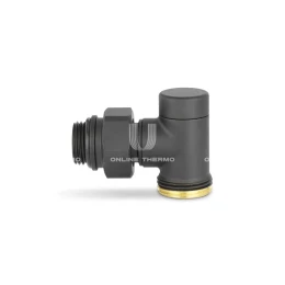 Узел нижнего подключения одинарный Varmega VMDV22-200415, 1/2"×3/4"EK НР, угловой, черный Узел нижнего подключения одинарный Varmega VMDV22-200415, 1/2"×3/4"EK НР, угловой, черный