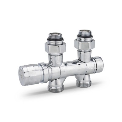 Узел нижнего подключения Varmega VMDV25-400415, 1/2"х3/4"EK, универсальный, хром Узел нижнего подключения Varmega VMDV25-400415, 1/2"х3/4"EK, универсальный, хром