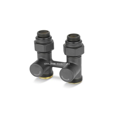 Узел нижнего подключения Varmega VMDV21-200415, 1/2"×3/4"EK НР, прямой, черный Узел нижнего подключения Varmega VMDV21-200415, 1/2"×3/4"EK НР, прямой, черный
