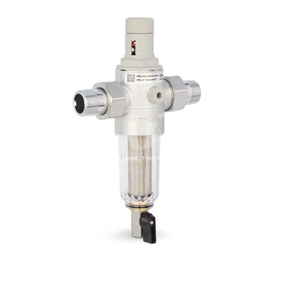 Комбинированный промывной фильтр Varmega VMPF01-C16052, 3/4" НР, для холодной воды, с редуктором давления - гарантия до 5 лет фото 2 Комбинированный промывной фильтр Varmega VMPF01-C16052, 3/4" НР, для холодной воды, с редуктором давления фото 2