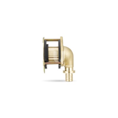Угольник с внутренней резьбой Varmega Slide-fit VM520001604, 16×1/2", с креплением под гипсоркатон, аксиальный, латунь Угольник с внутренней резьбой Varmega Slide-fit VM520001604, 16×1/2", с креплением под гипсоркатон, аксиальный, латунь