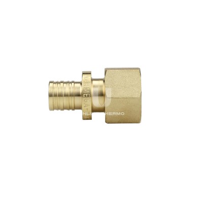Муфта переходная (переходник) с внутренней резьбой Varmega Slide-fit VM513001604, 16х1/2", латунная, аксиальная