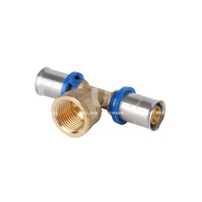 Тройник с внутренней резьбой APE ARL2103101, 16х1/2"х16, пресс-фитинг Тройник с внутренней резьбой APE ARL2103101, 16х1/2"х16, пресс-фитинг
