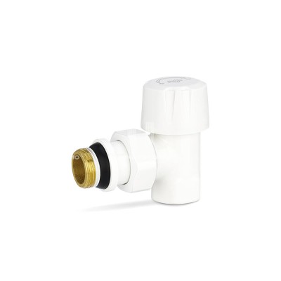 Термостатический клапан (терморегулятор) Varmega VMDV05-110404, 1/2" ВР-НР, угловой, белый Термостатический клапан (терморегулятор) Varmega VMDV05-110404, 1/2" ВР-НР, угловой, белый
