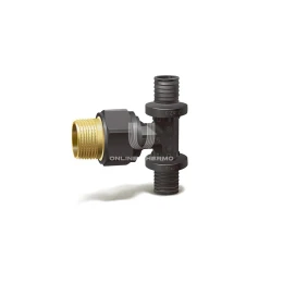 Тройник с наружной резьбой Varmega Slide-fit VM51001, 16х1/2", комбинированный, аксиальный Тройник с наружной резьбой Varmega Slide-fit VM51001, 16х1/2", комбинированный, аксиальный