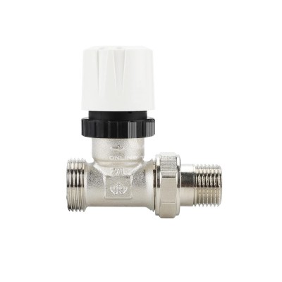 Термостатический клапан (терморегулятор) Varmega VMRV06-N00415, 1/2" x 3/4"EK НР, прямой, без преднастройки