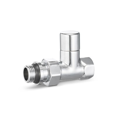 Радиаторный клапан ручной регулировки Varmega VMDV02-410404, 1/2" ВР-НР, прямой, хромированный Радиаторный клапан ручной регулировки Varmega VMDV02-410404, 1/2" ВР-НР, прямой, хромированный