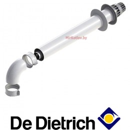 Коаксиальный дымоход De Dietrich DY 908 (60/100 мм, 800 мм)
