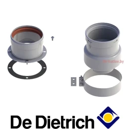 Переходник на 2 потока De Dietrich НХ 30 (80 мм) Переходник на 2 потока De Dietrich НХ 30 (80 мм)