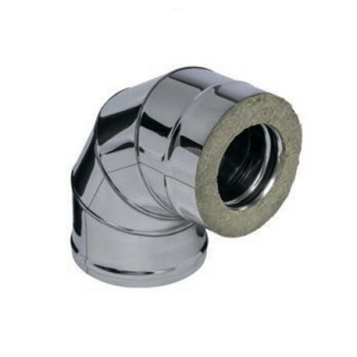 Купить Сэндвич-колено FERRUM 90гр. (430/0,8мм + нерж.) Ф250х350 