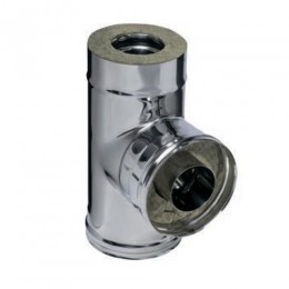 Сэндвич-тройник FERRUM 90гр. (430/0,5мм + оц.) Ф130х200