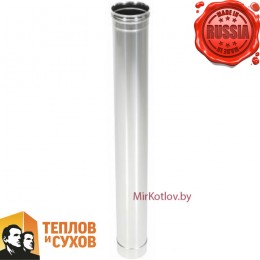 Труба дымоход Теплов и Сухов моно ТМ-Р L1000, 430, 0.8, Ø120